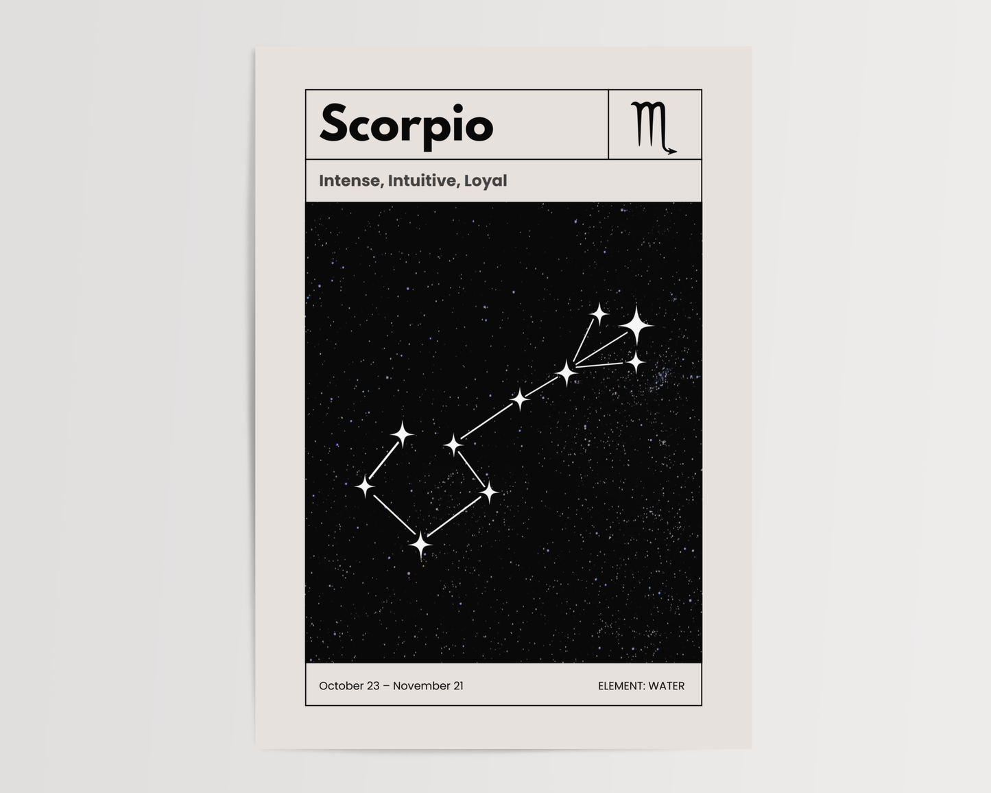 Escorpio: El poster estelar de tu signo del zodiaco