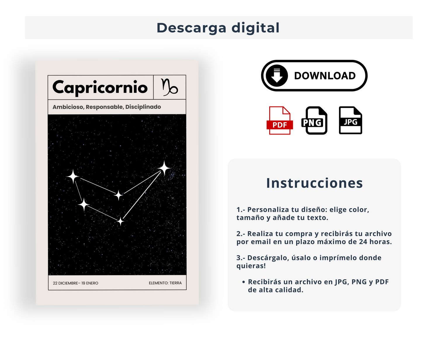 Capricornio: El poster estelar de tu signo del zodiaco