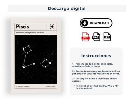 Piscis: El poster estelar de tu signo del zodiaco