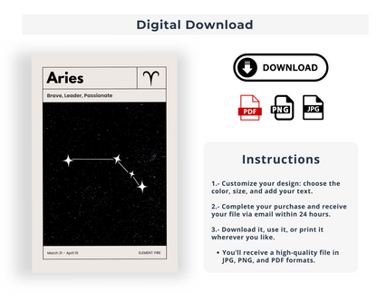 Aries: El poster estelar de tu signo del zodiaco
