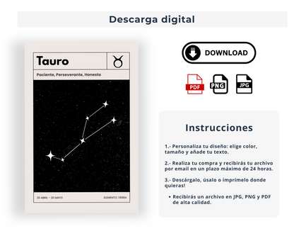 Tauro: El poster estelar de tu signo del zodiaco