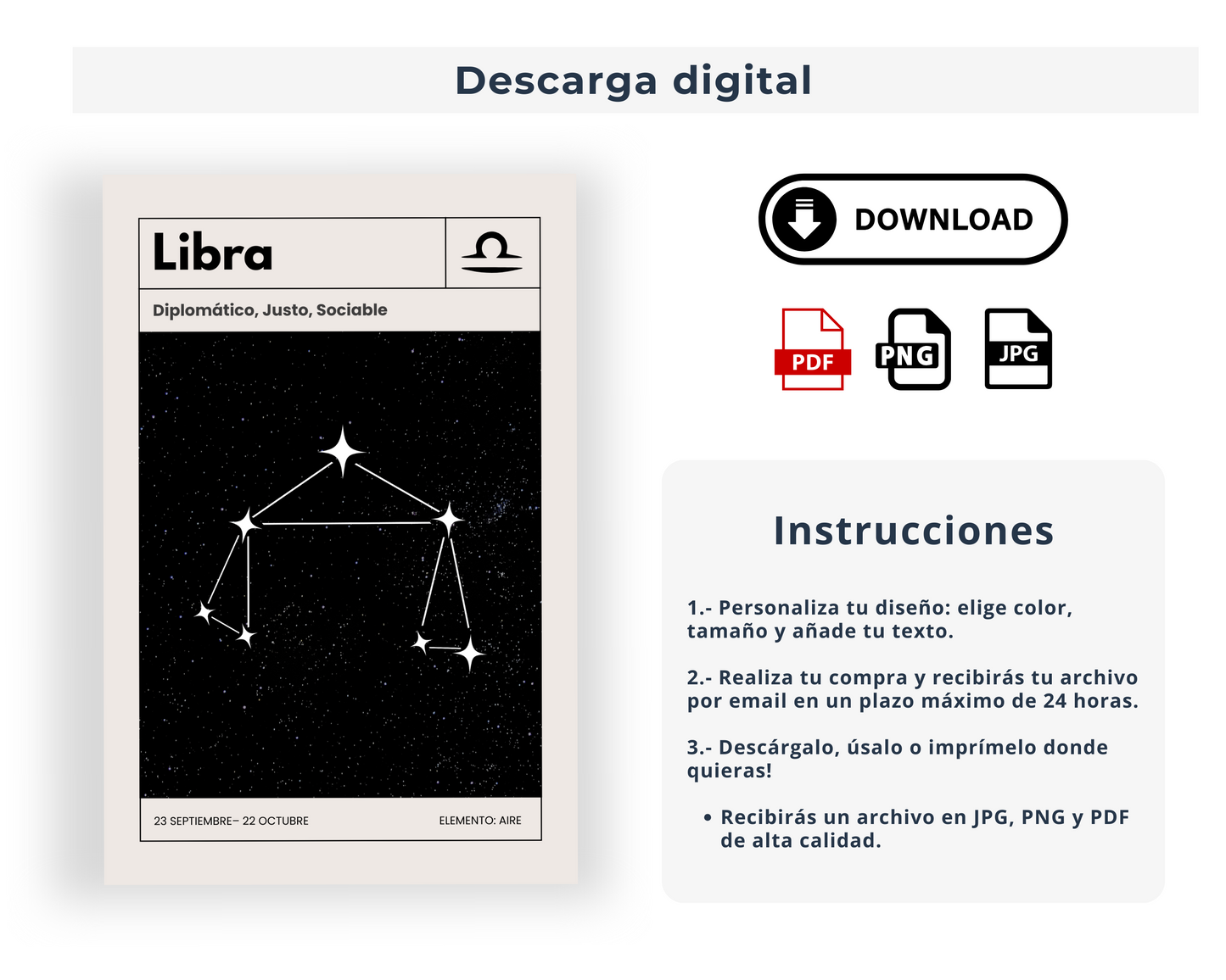 Libra: El poster estelar de tu signo del zodiaco