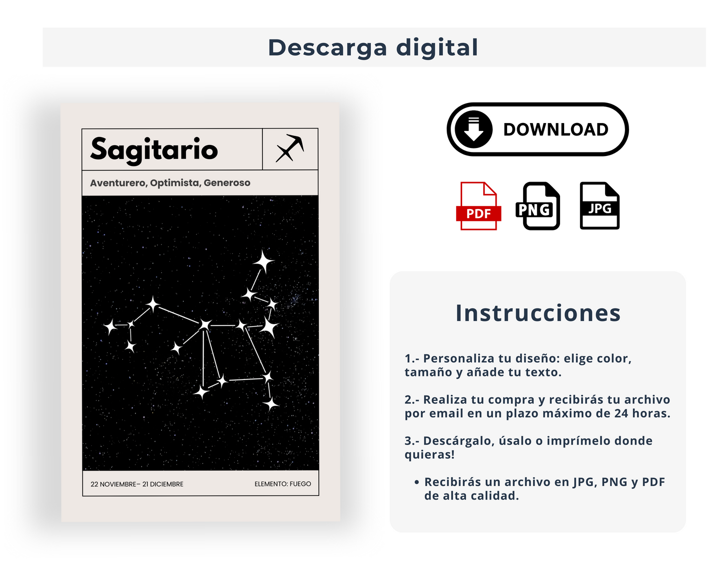 Sagitario: El poster estelar de tu signo del zodiaco