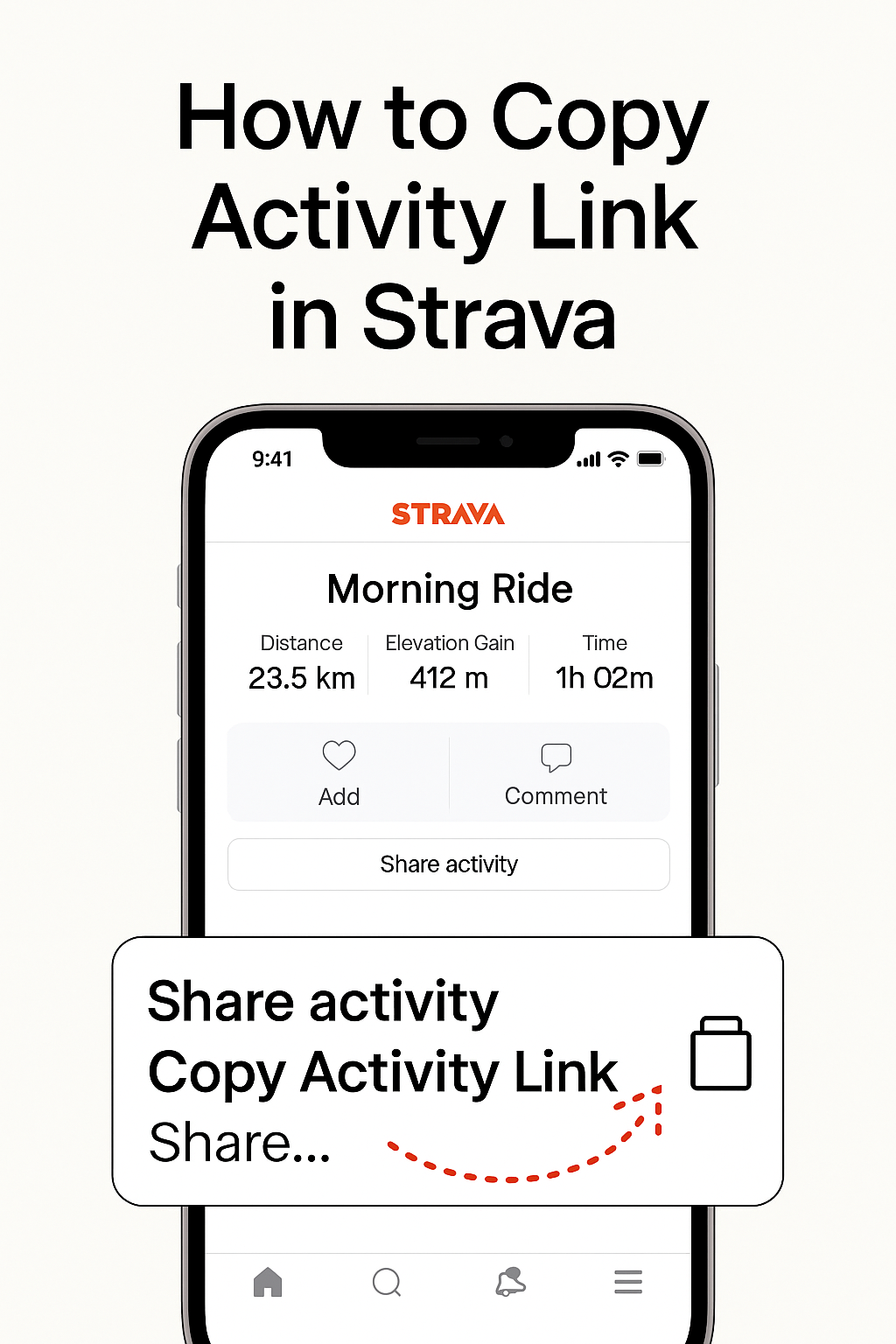 Tu mejor carrera, de Strava a la pared (Oscuro)
