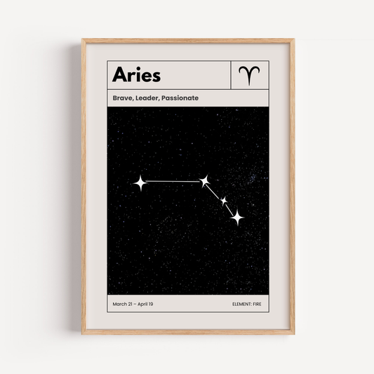 Aries: El poster estelar de tu signo del zodiaco
