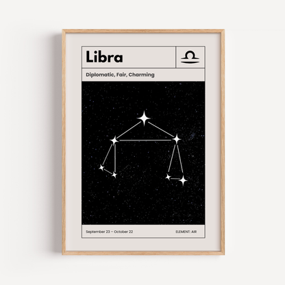 Libra: El poster estelar de tu signo del zodiaco