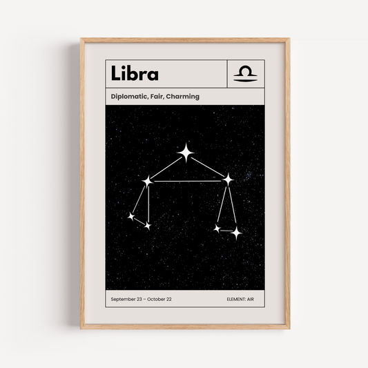 Libra: El poster estelar de tu signo del zodiaco