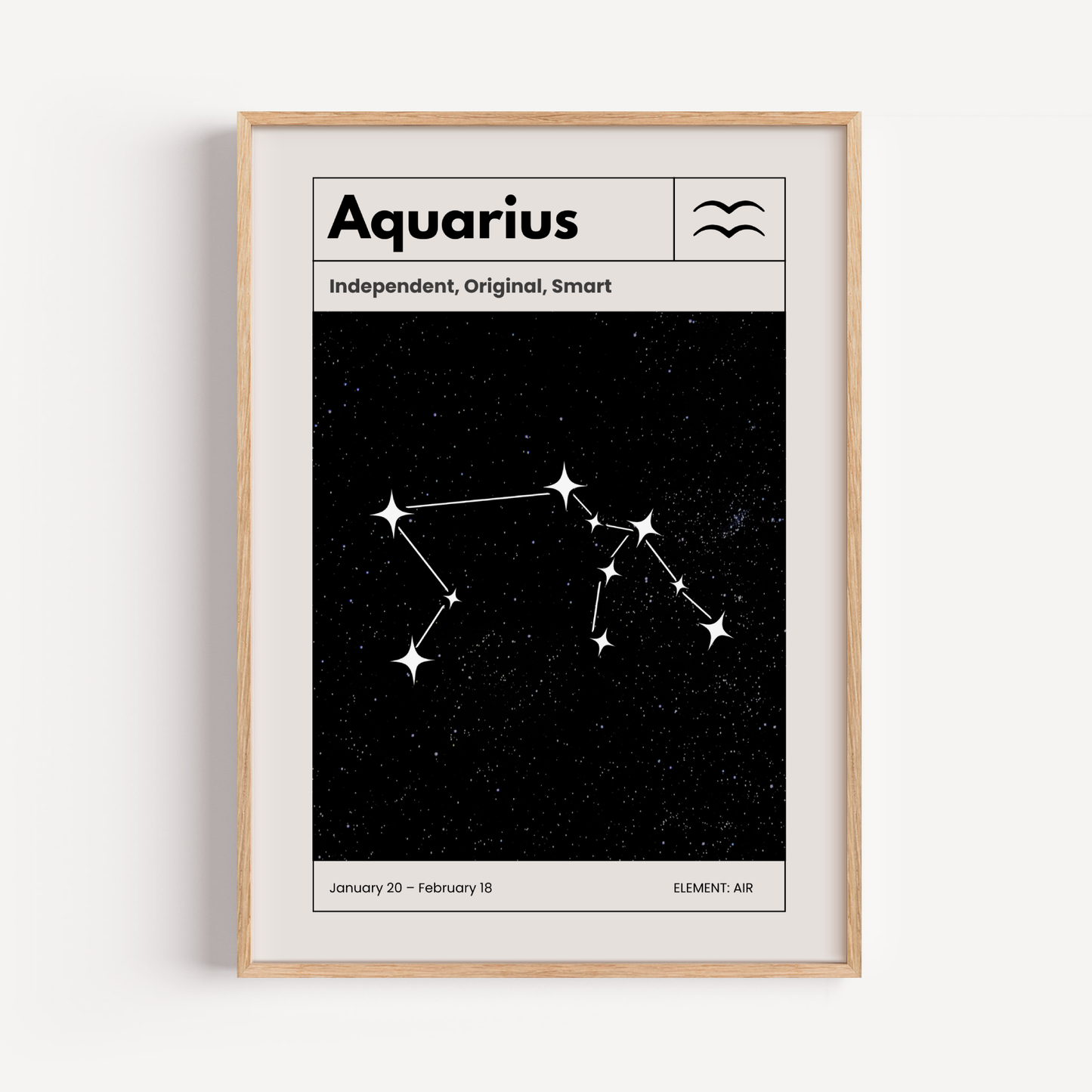 Acuario: El poster estelar de tu signo del zodiaco