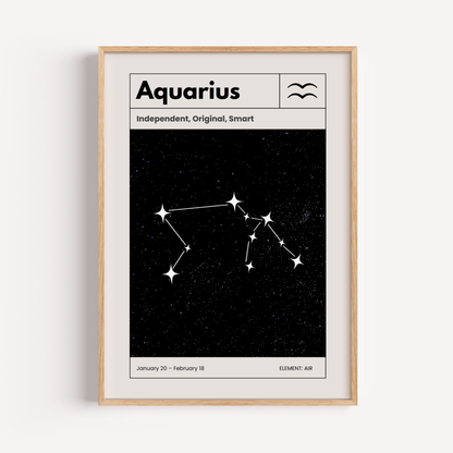 Acuario: El poster estelar de tu signo del zodiaco