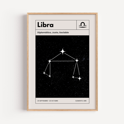 Libra: El poster estelar de tu signo del zodiaco