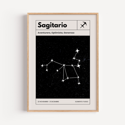 Sagitario: El poster estelar de tu signo del zodiaco
