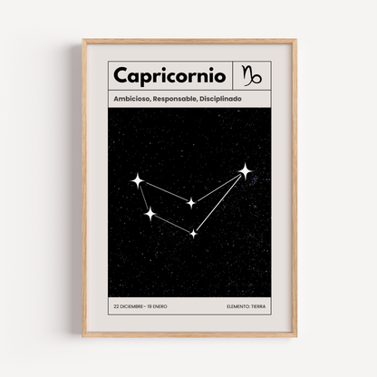 Capricornio: El poster estelar de tu signo del zodiaco