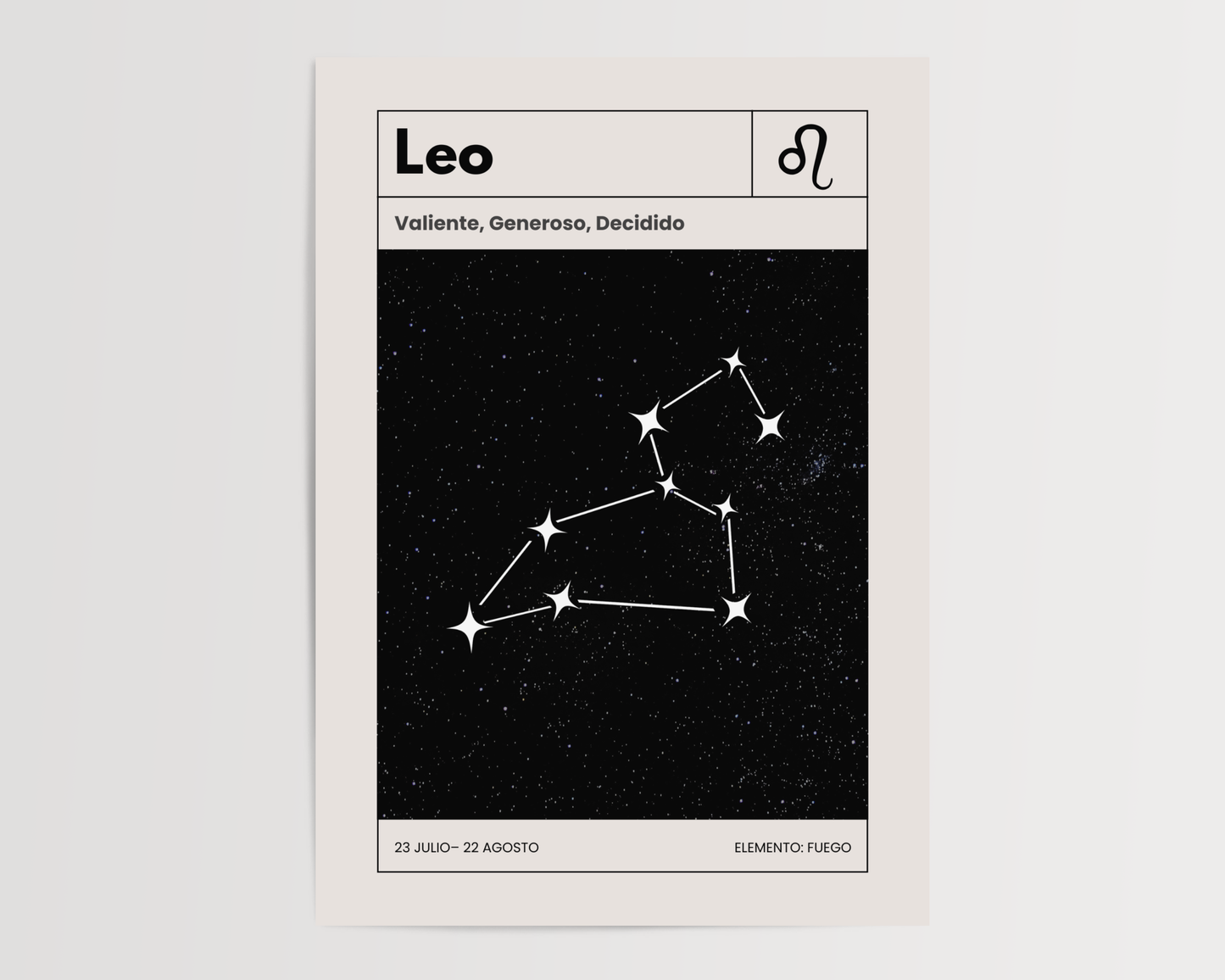 Leo: El poster estelar de tu signo del zodiaco