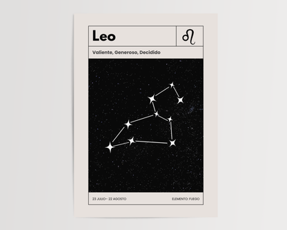 Leo: El poster estelar de tu signo del zodiaco