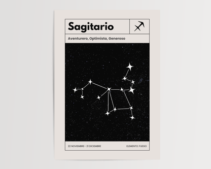 Sagitario: El poster estelar de tu signo del zodiaco