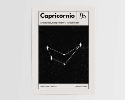 Capricornio: El poster estelar de tu signo del zodiaco
