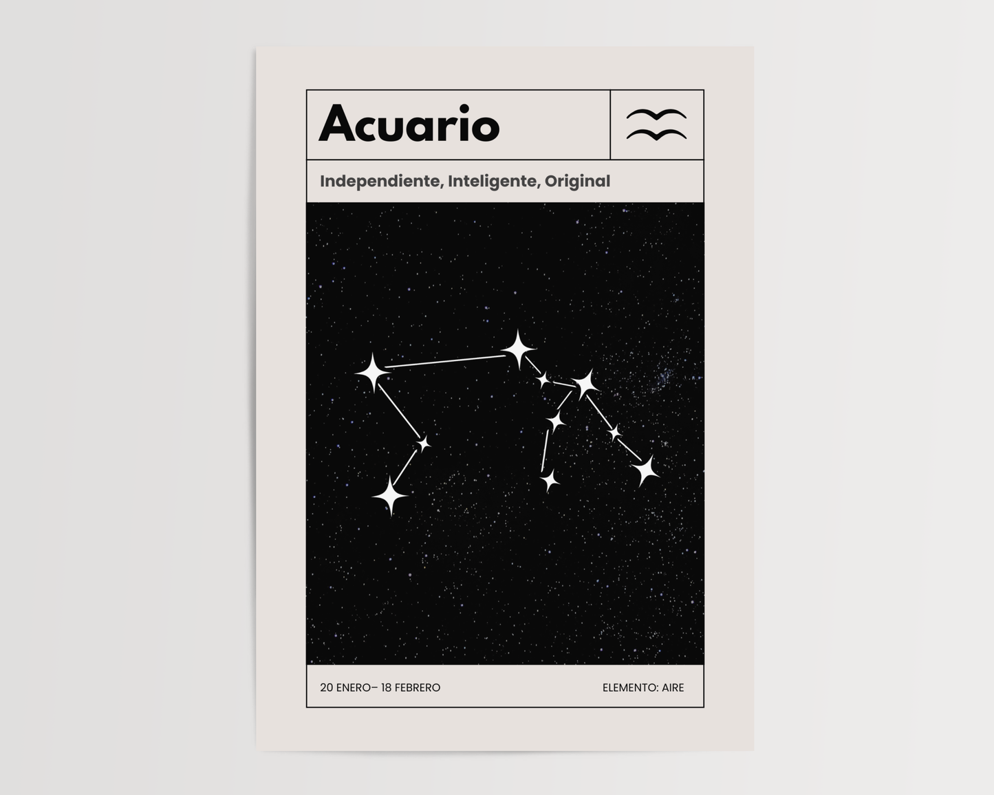 Acuario: El poster estelar de tu signo del zodiaco