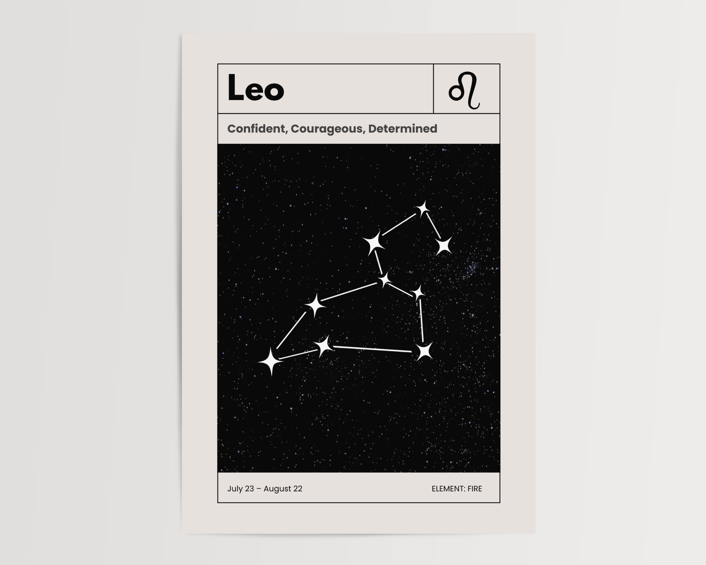 Leo: El poster estelar de tu signo del zodiaco