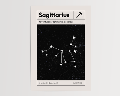 Sagitario: El poster estelar de tu signo del zodiaco