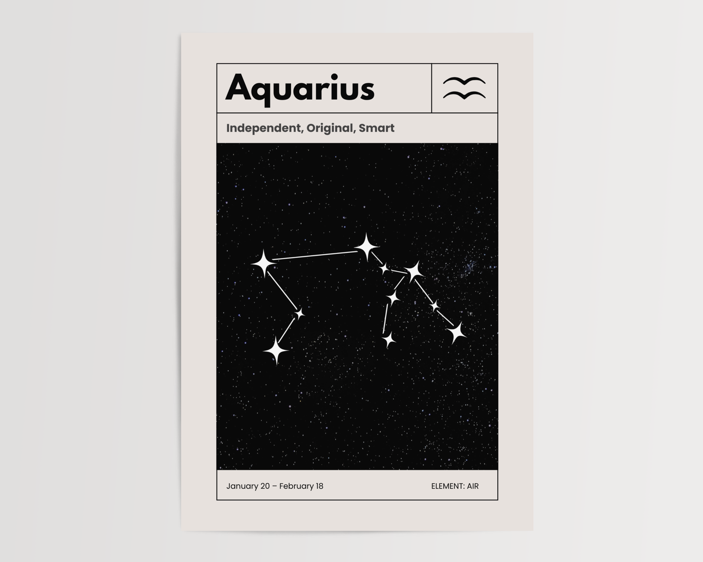 Acuario: El poster estelar de tu signo del zodiaco