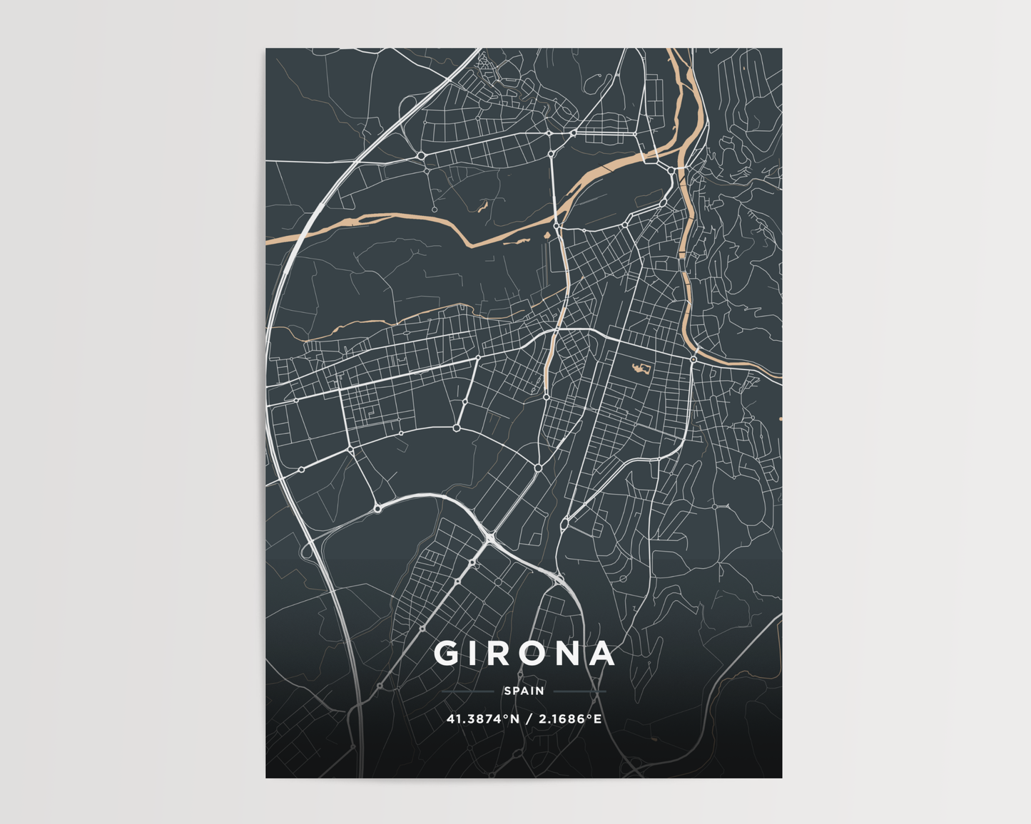 Mapa moderno de tu ciudad favorita (Eléctrico)