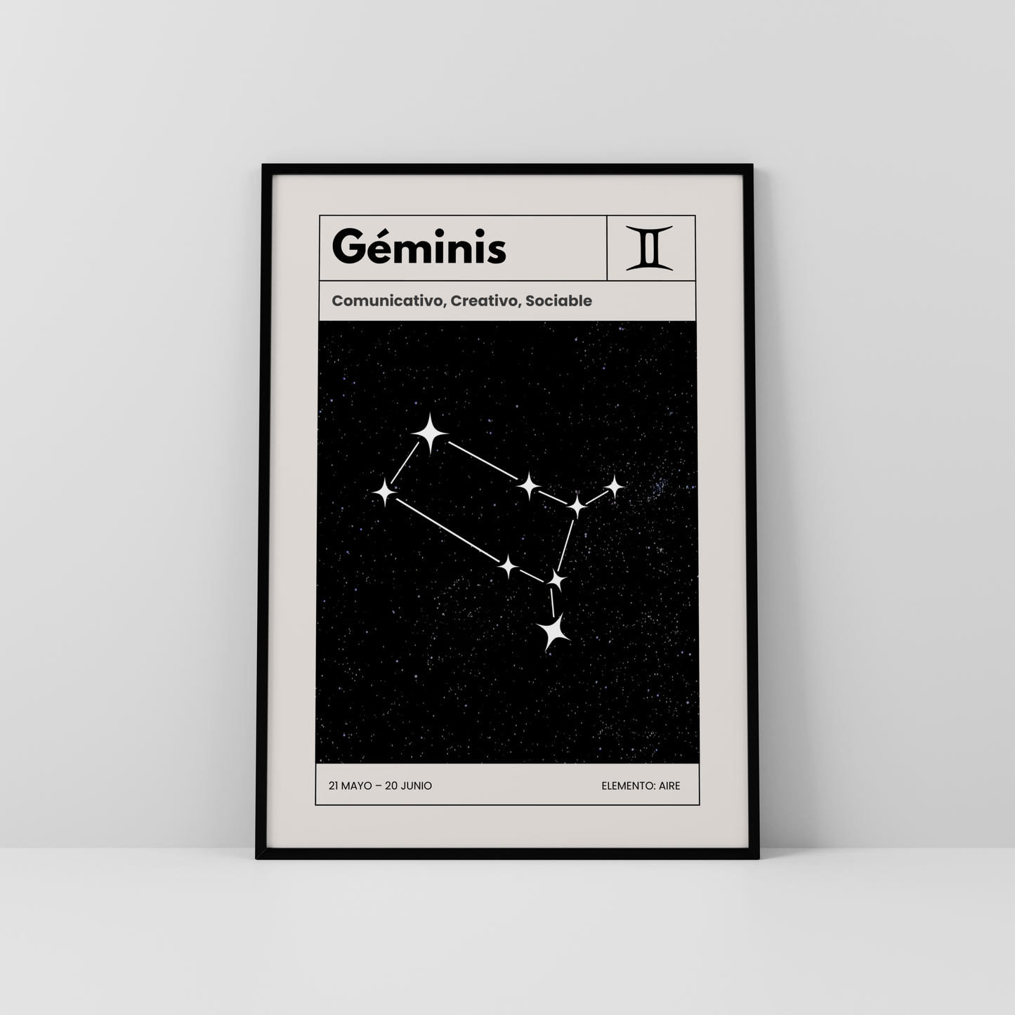 Géminis: El poster estelar de tu signo del zodiaco