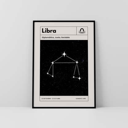 Libra: El poster estelar de tu signo del zodiaco
