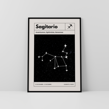 Sagitario: El poster estelar de tu signo del zodiaco