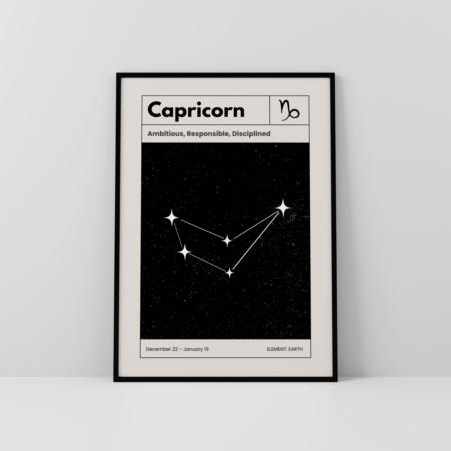 Capricornio: El poster estelar de tu signo del zodiaco