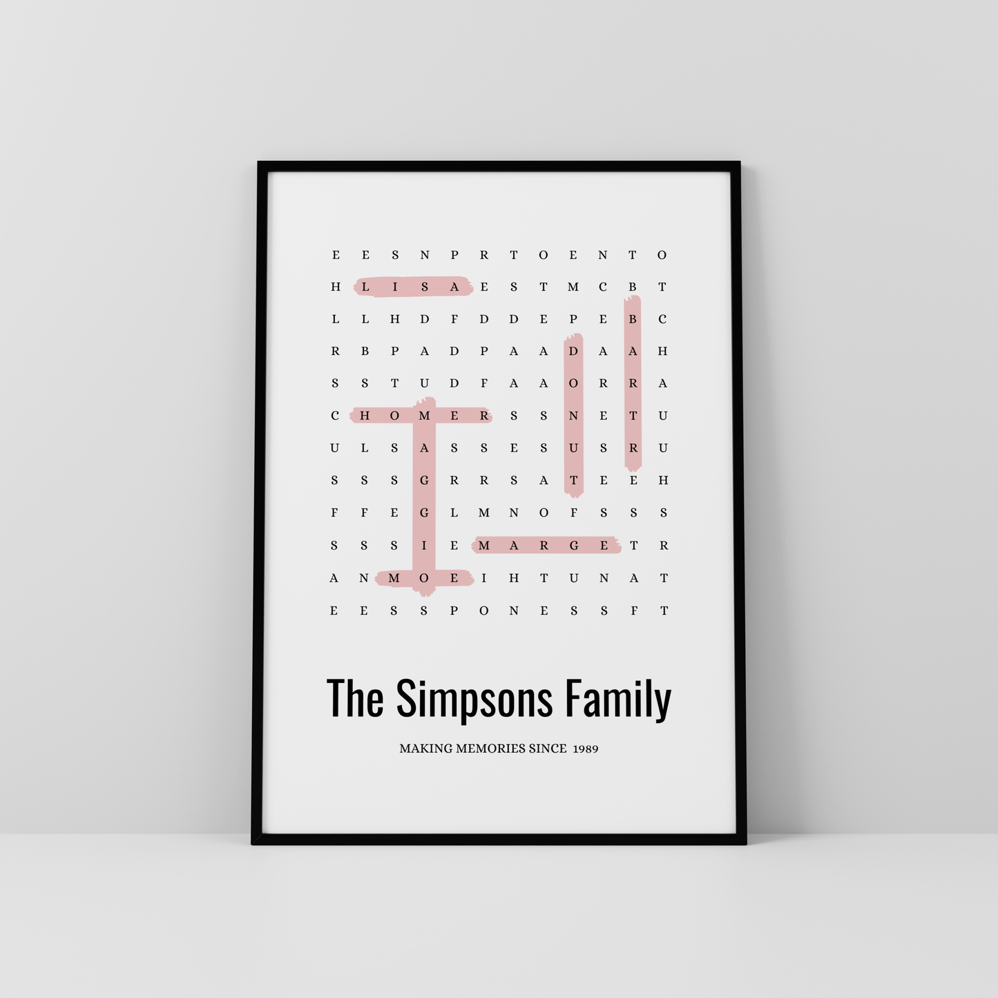 Tu sopa de letras personalizada